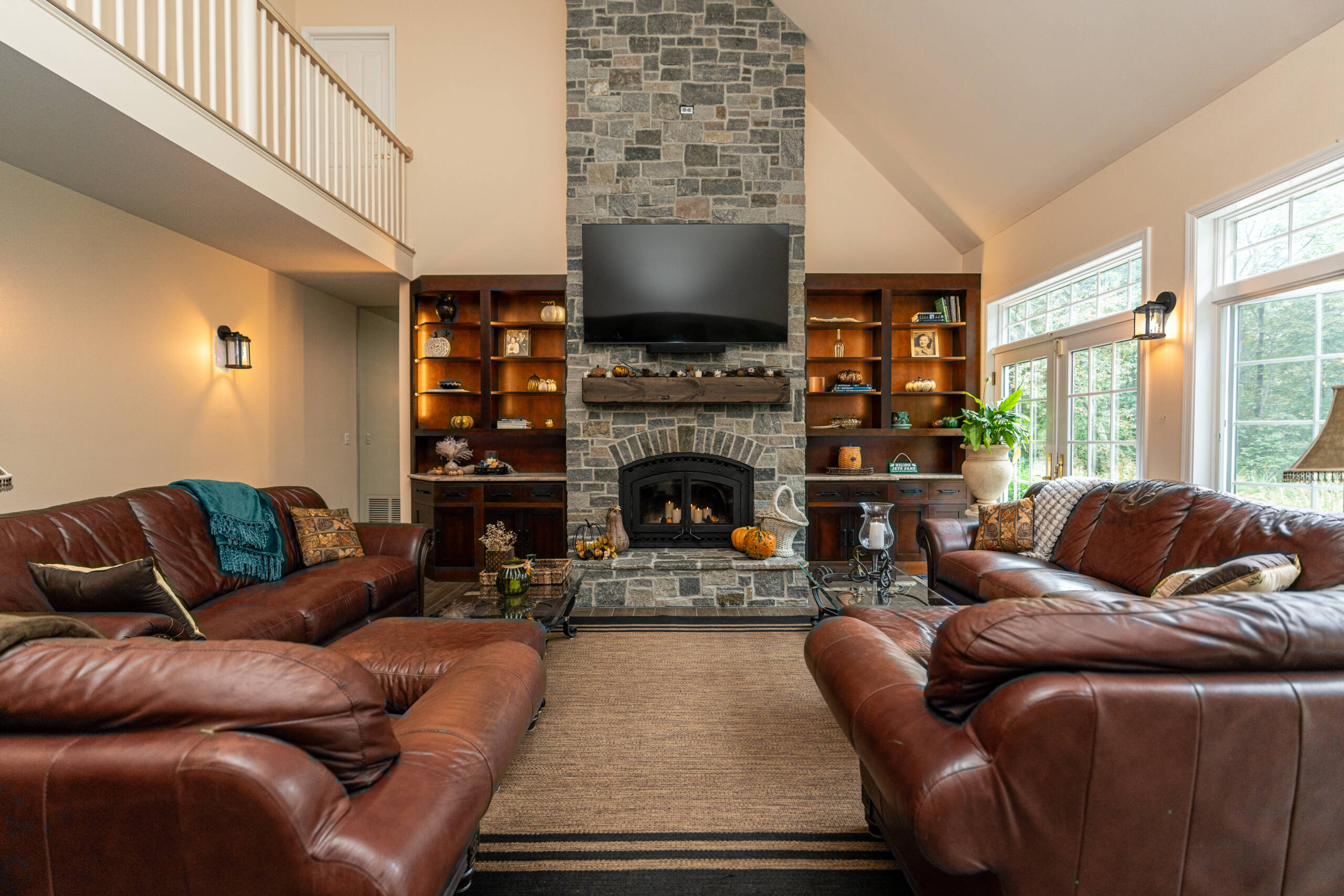 Custom Shaker Fireplace Built In,  Glenwood MD